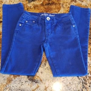 Justice Blue 10S Girls Skinny Jeans
